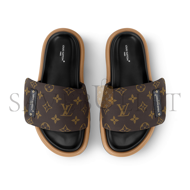 LOUIS VUITTON POOL PILLOW FLAT COMFORT MULE 1AAEBY LOUIS VUITTON POOL PILLOW FLAT COMFORT MULE 1AAEBY
